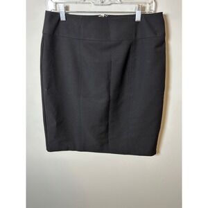 Worthington Black Pencil Skirt Womens Size 12 Career Professional Knee Length